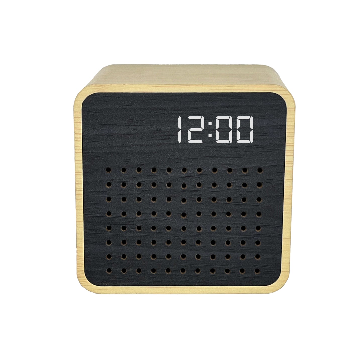 Retro Mini Wooden Bluetooth Speaker with Alarm Clock