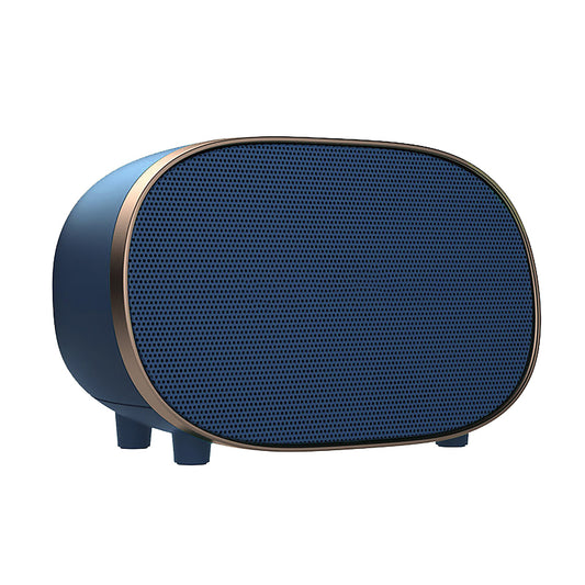 Portable Hifi Vintage Retro Style Wireless Speaker, Support TF Card/AUX/TWS Serial Port (Reachdesk_Blue)