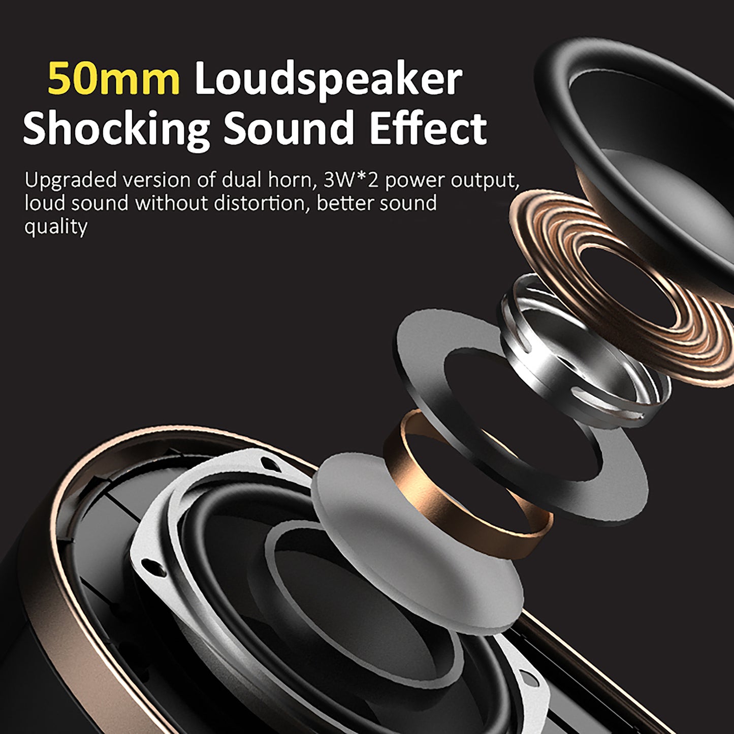 Portable Hifi Vintage Retro Style Wireless Speaker, Support TF Card/AUX/TWS Serial Port (Reachdesk_Blue)