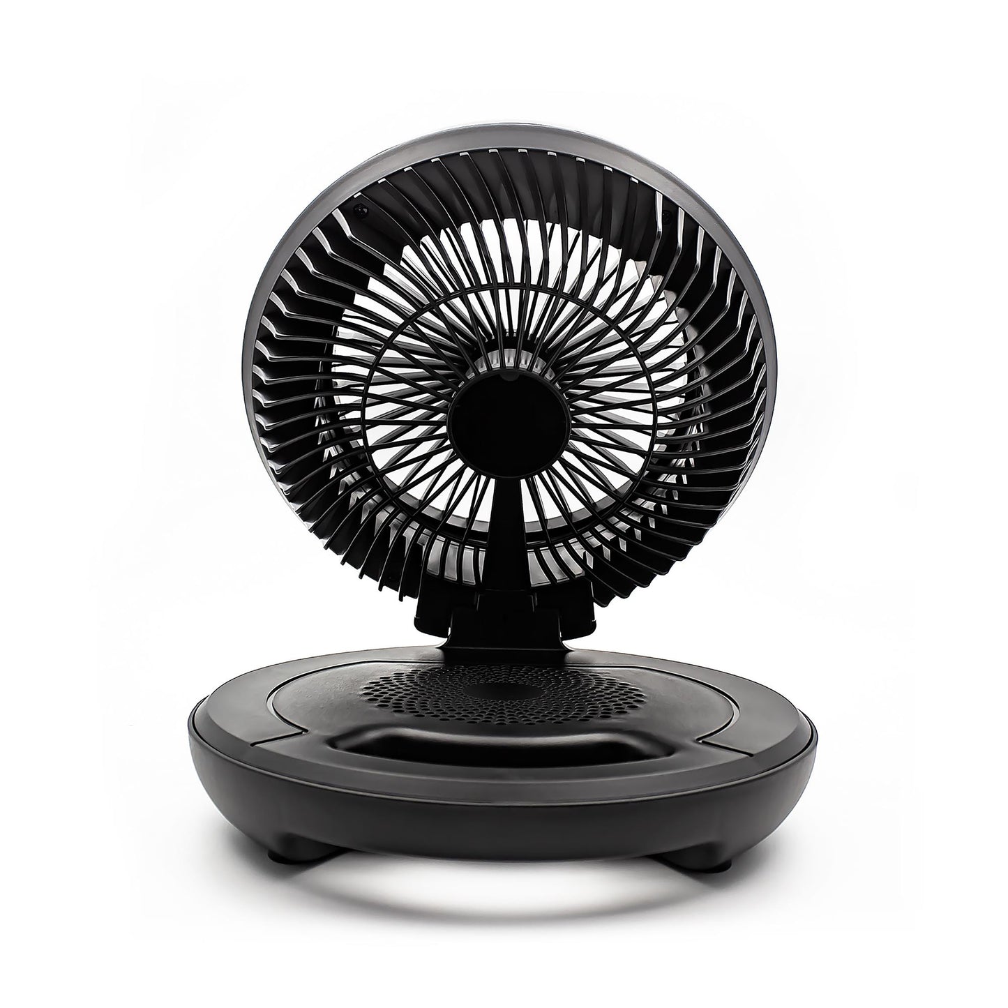 Mini Music Player System with Fan, Portable Super Bass Speaker with LED Light