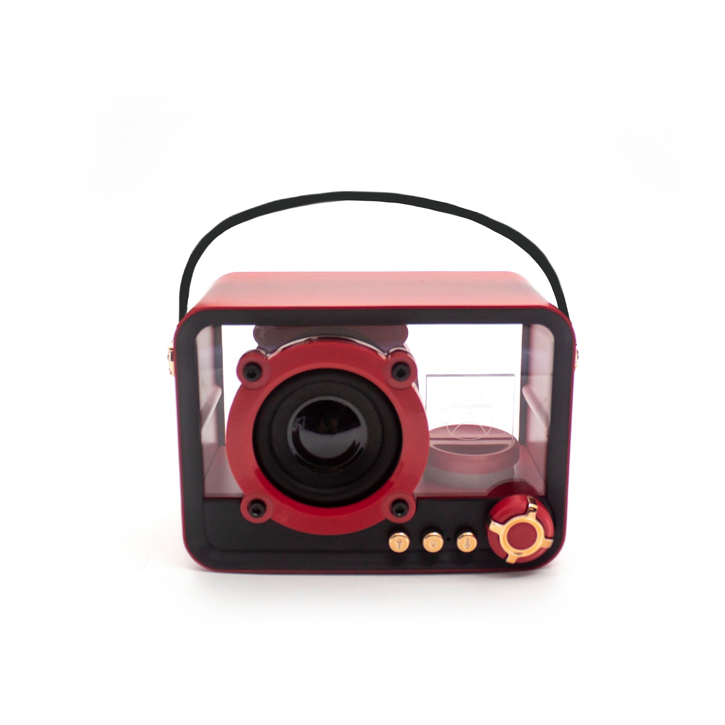 Transparent Wireless Bluetooth Speaker with RGB Lighting and TF Card