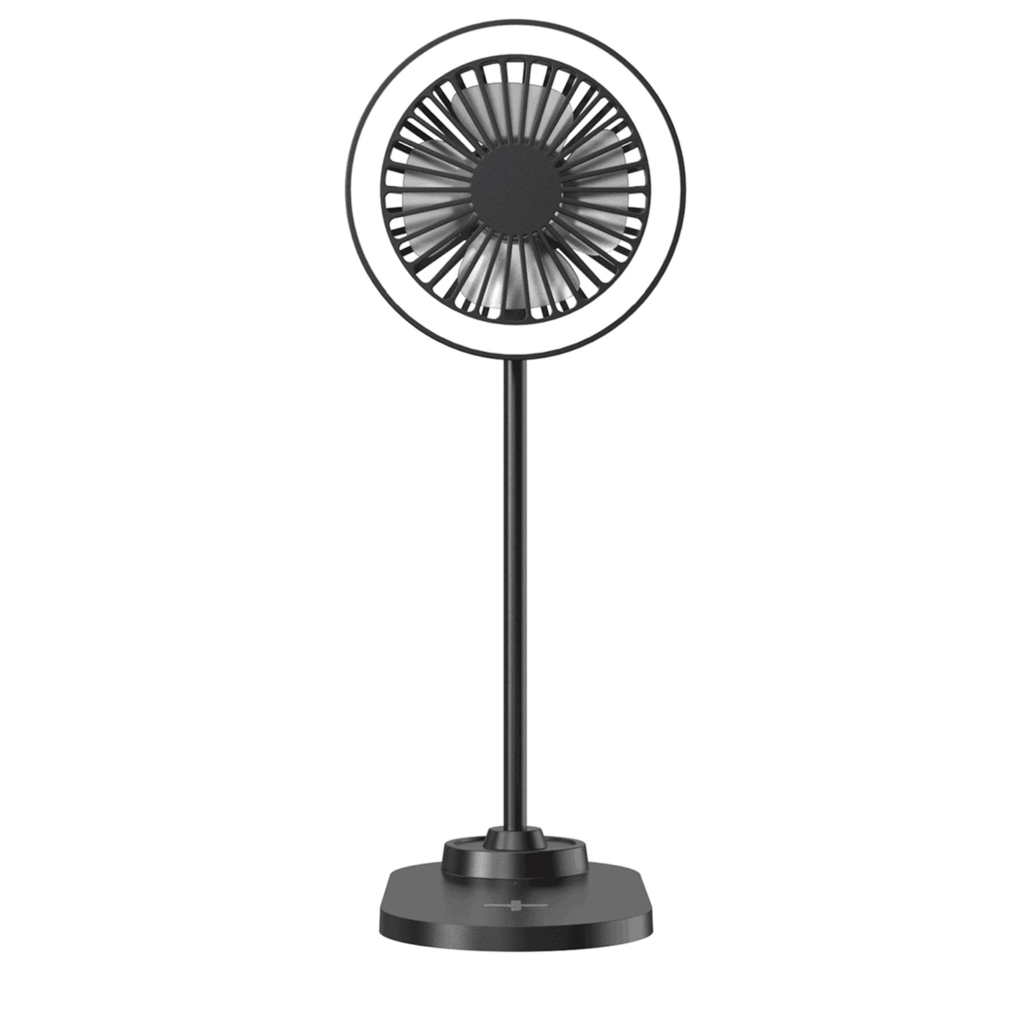 IllumiBreeze - LED Desk Fan with Wireless Charging Base
