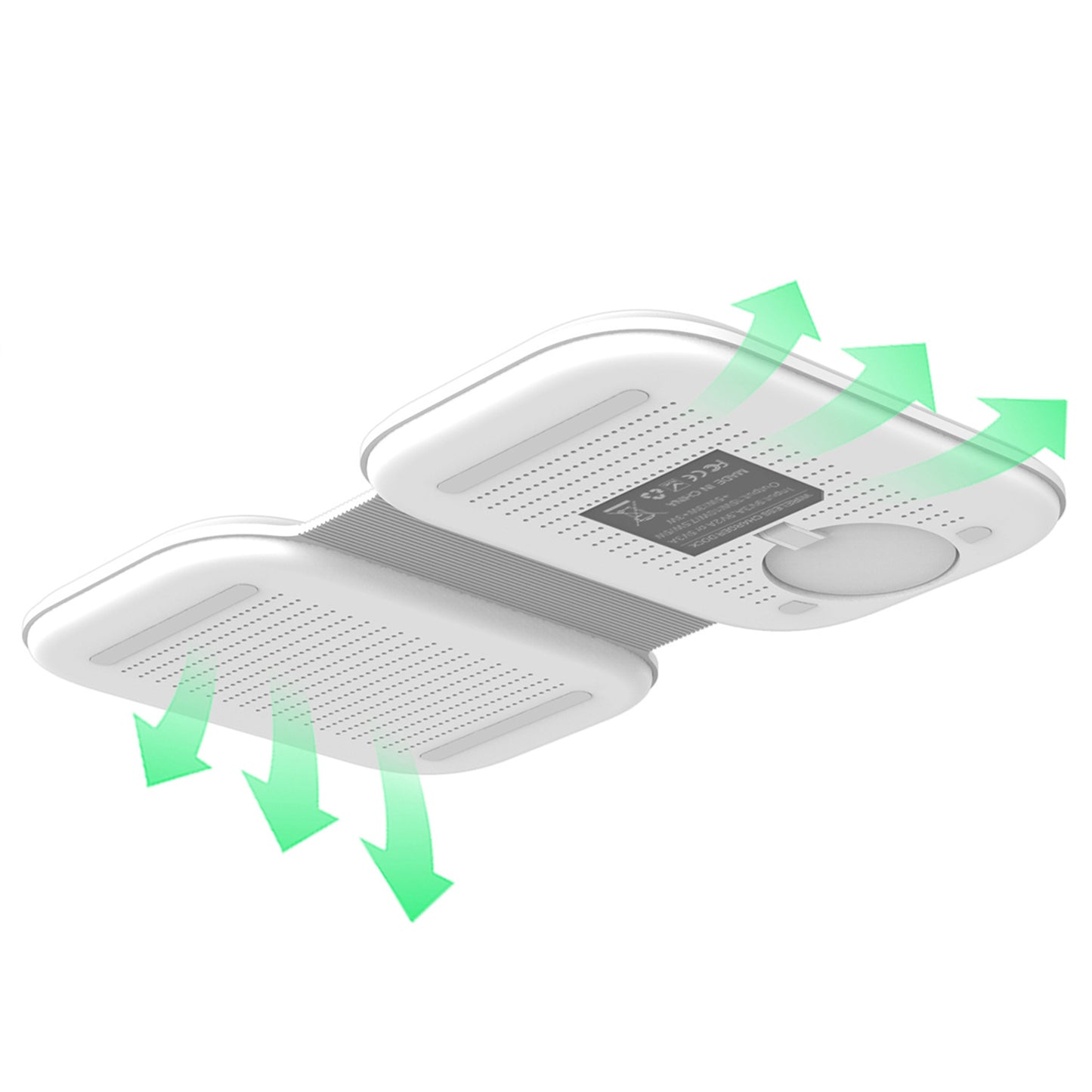 Magnetic Folding 3-in-1 Fast Wireless Charging Station - Convenient Charging for Phone, Watch, and Earbuds