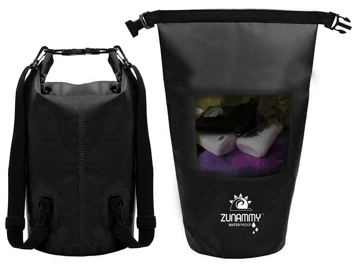 Big Waterproof Dry Bag with Pocket Advantages 20LT