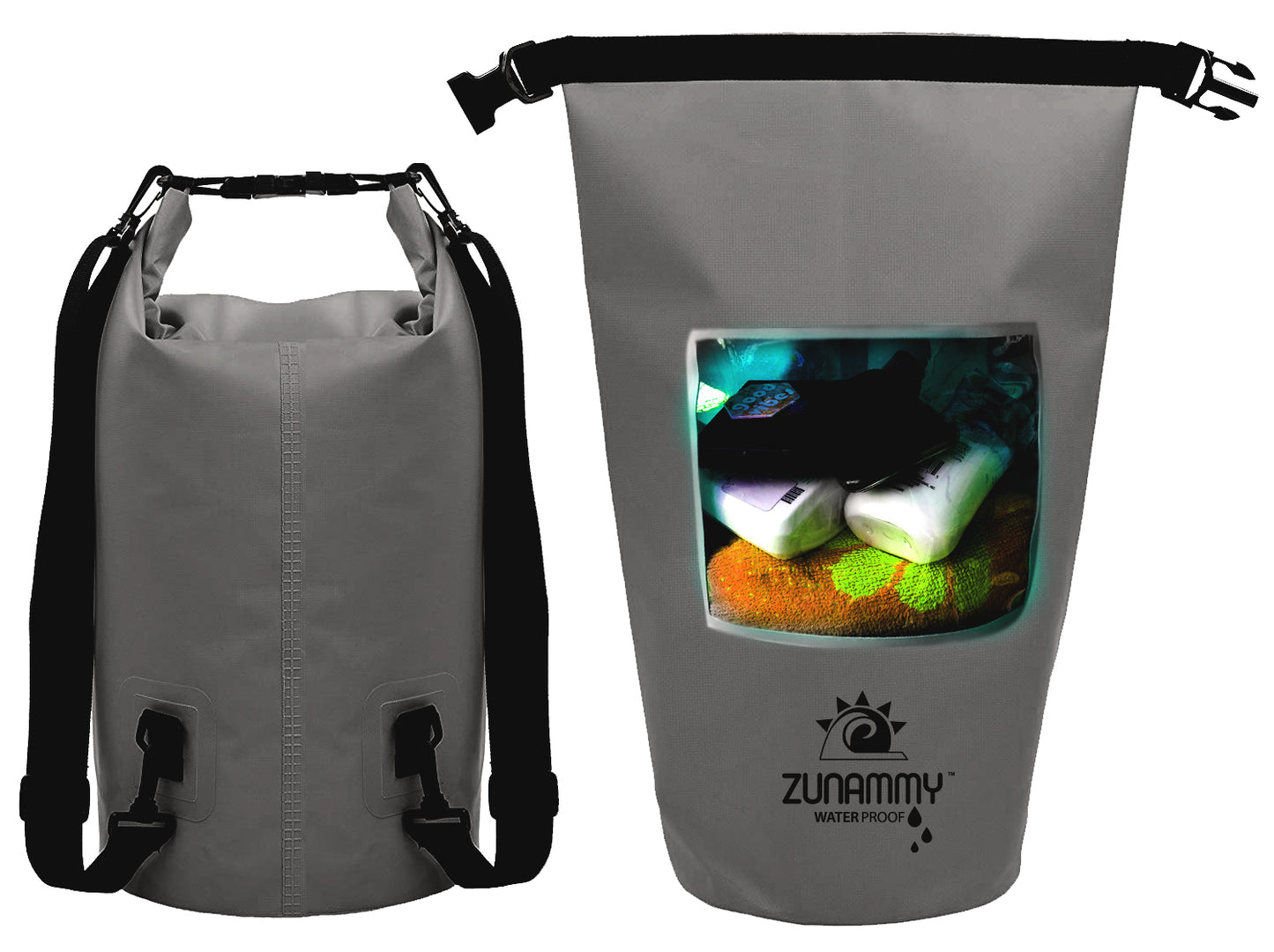 Big Waterproof Dry Bag with Pocket Advantages 20LT