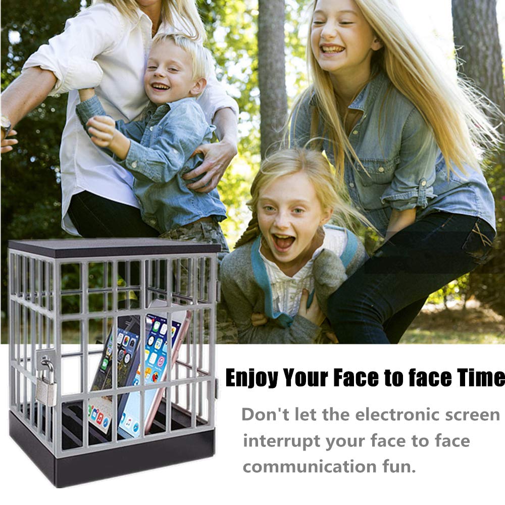 iPhone Jail Lock up Box, Fun and Novelty Gadget Gift for Family Party