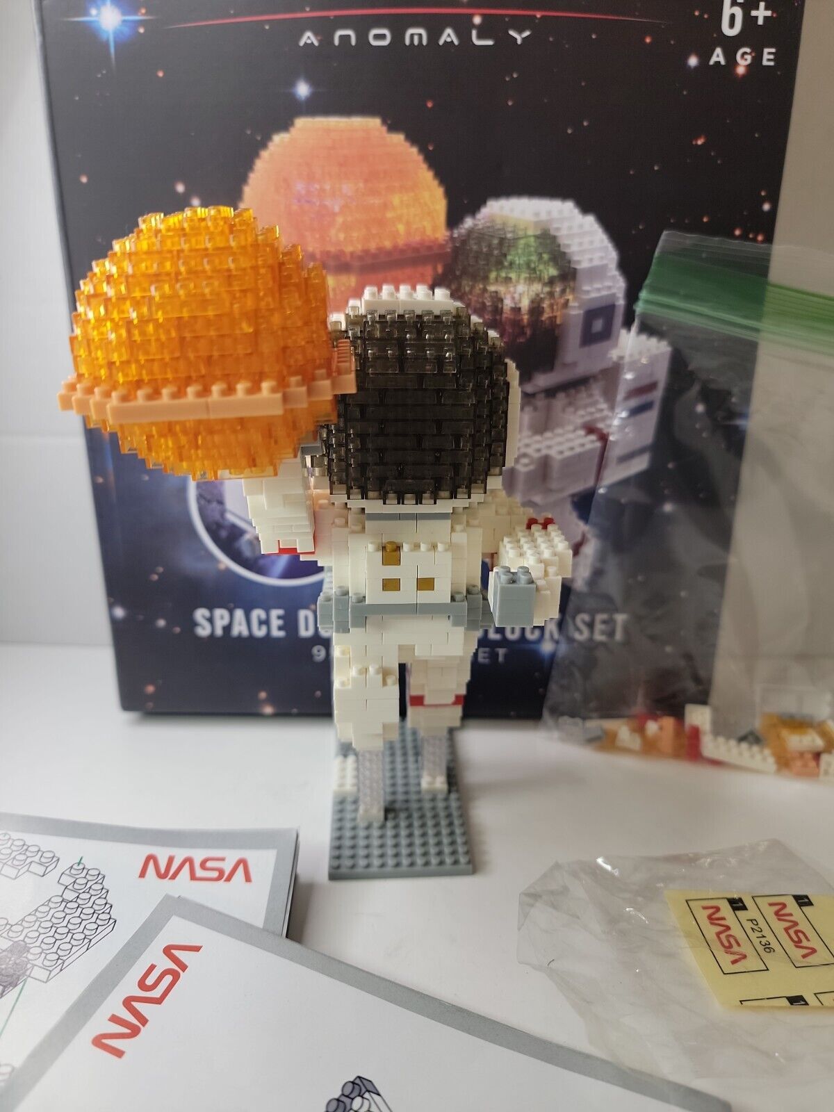 NASA's Space Anomaly Astronaut Mini Block Set  828 piece + LED Light Up
