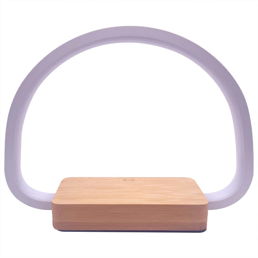 Night Light with Wireless Charger - Stylish Illumination and Qi Charging Convenience