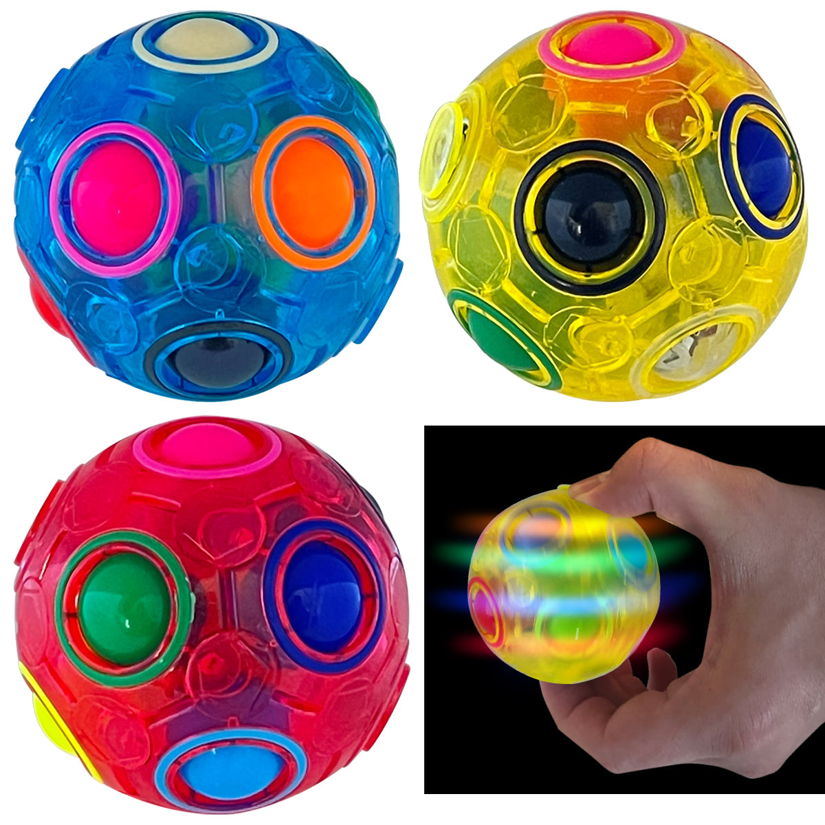 Puzzle Ball Brain Teasers for Kids Ages 6+, Fidget Travel Toy for Children