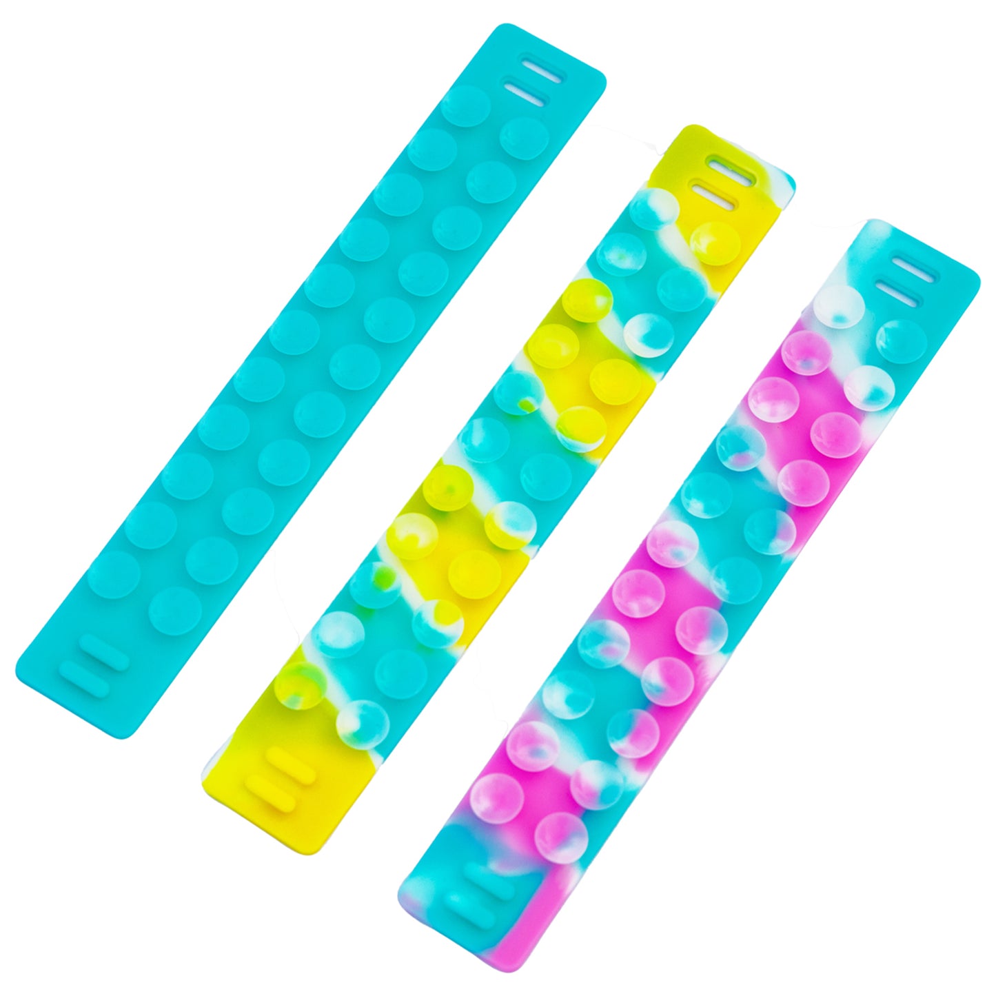 8" Suction Pop Bracelets - Pack of 3