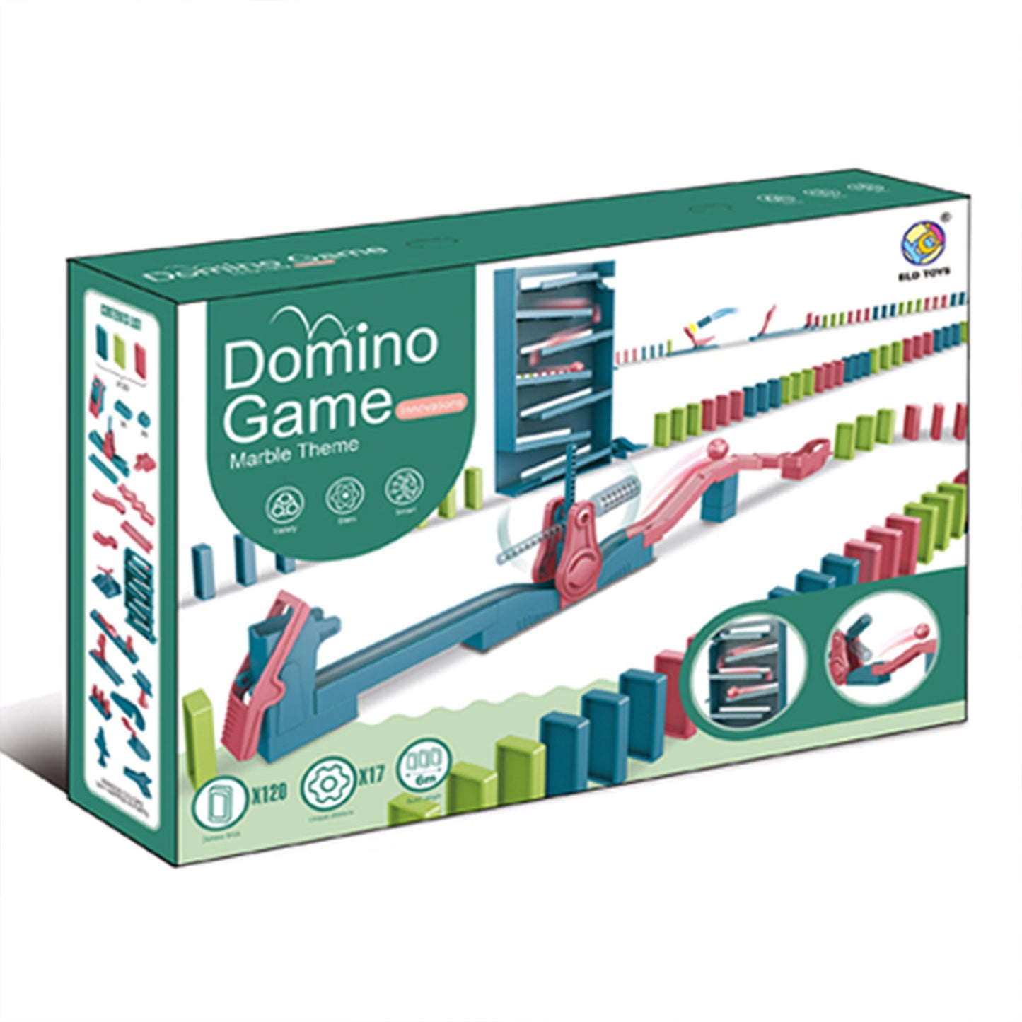 Domino Marble Themed Set - 120 Pieces