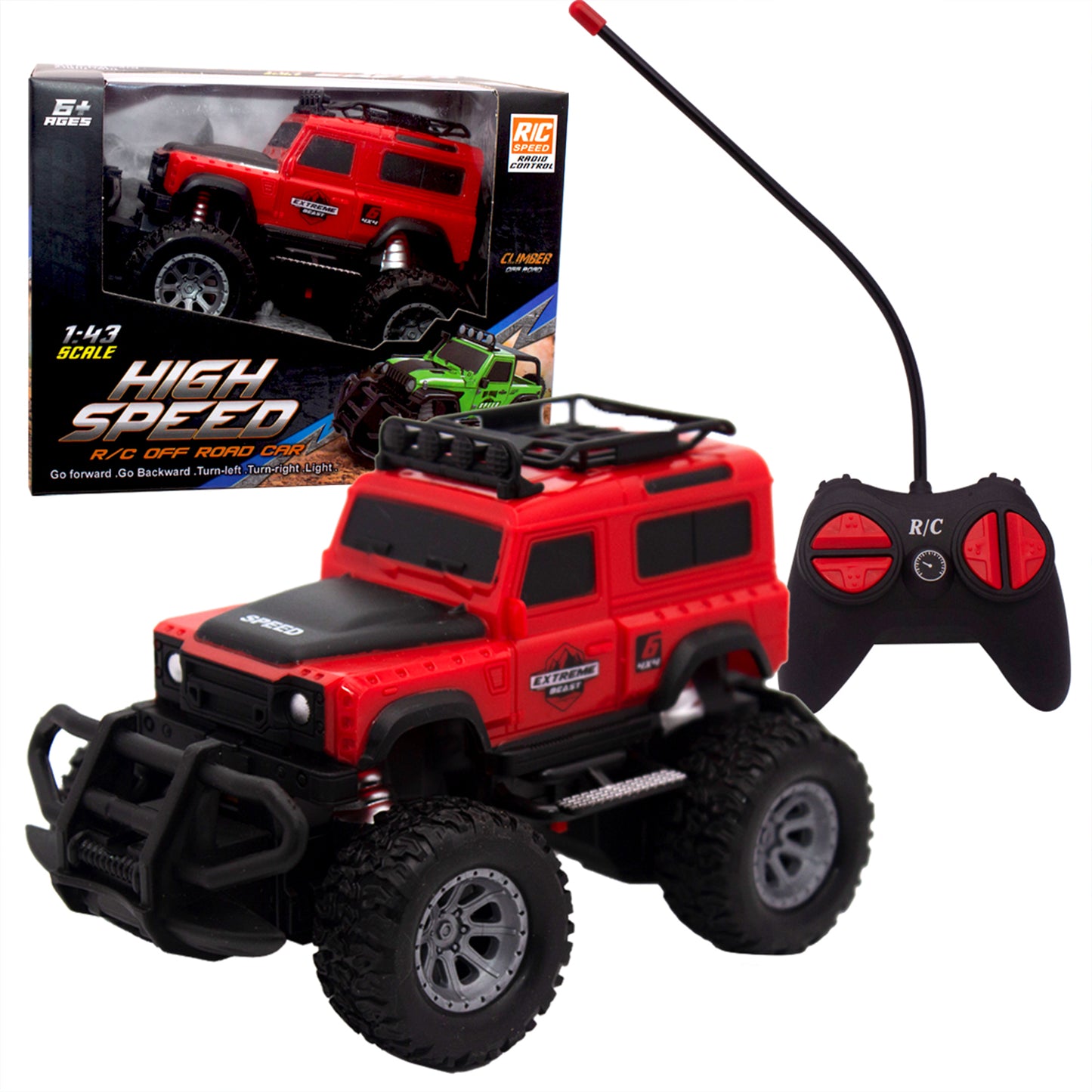 Zummy Remote Control Off-Road Style SUV Toy