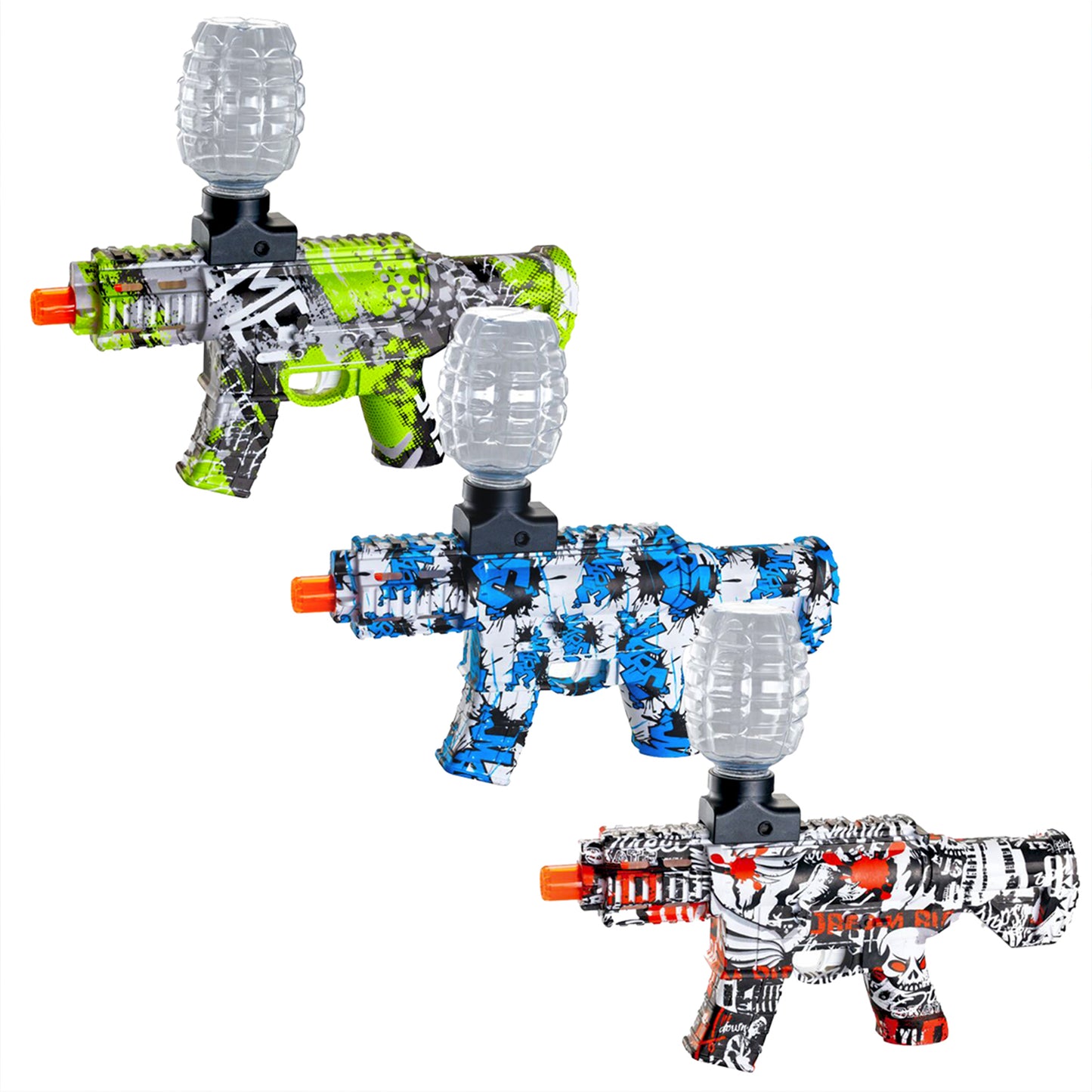 Water Bead & Dart Blaster - Includes 5000 Water Beads, 10 Suction Darts, Goggles