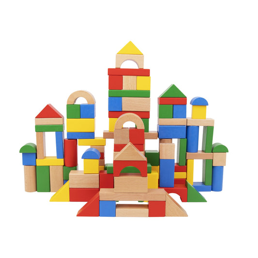 Wooden Building 100 Blocks