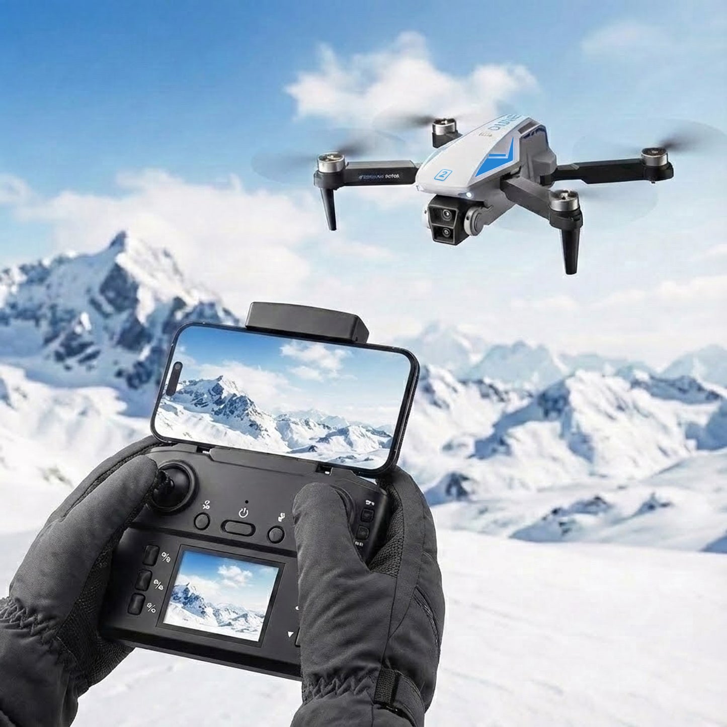 Foldable Camera Drone with Remote Control