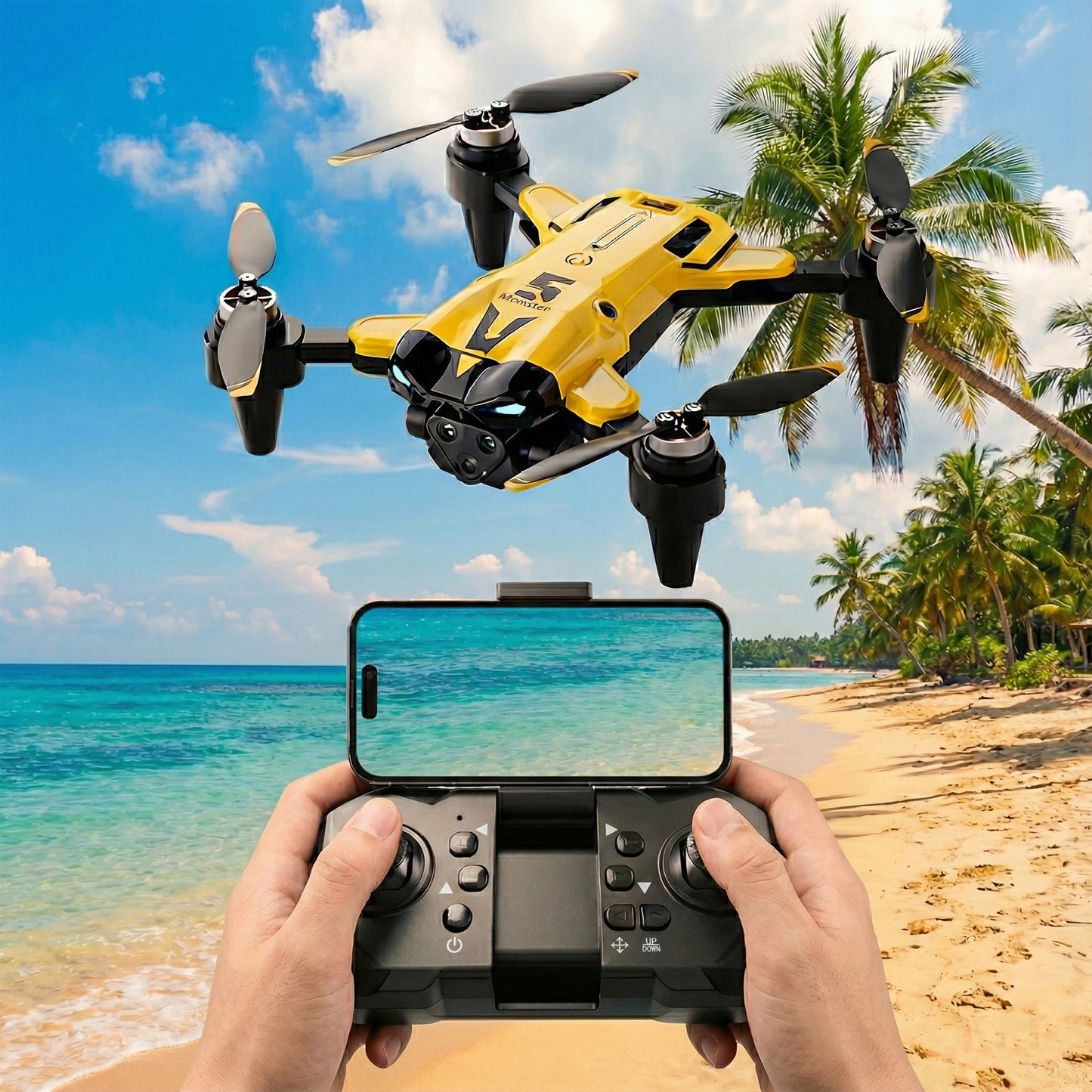 8K Triple Camera Brushless Drone