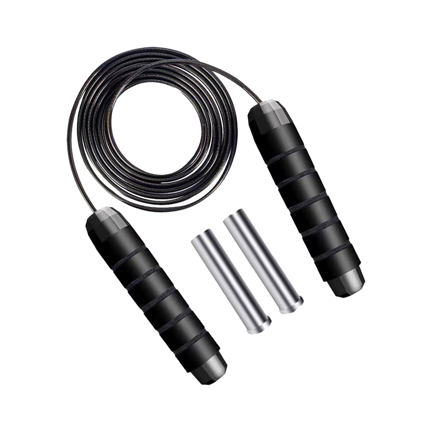 Weighted Jump with Removable Iron Handles, 9' Adjustable Cord