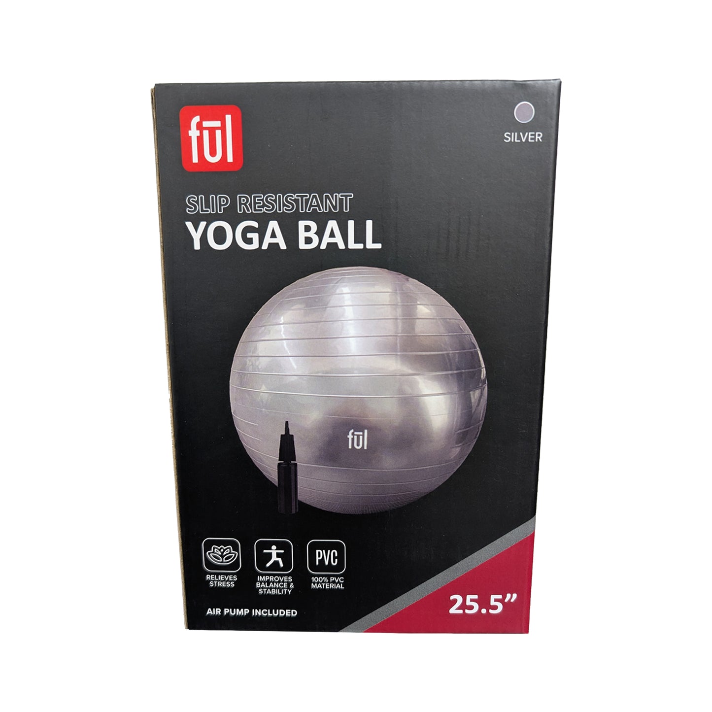 Slip Resistant Exercise Yoga Ball with Air Pump