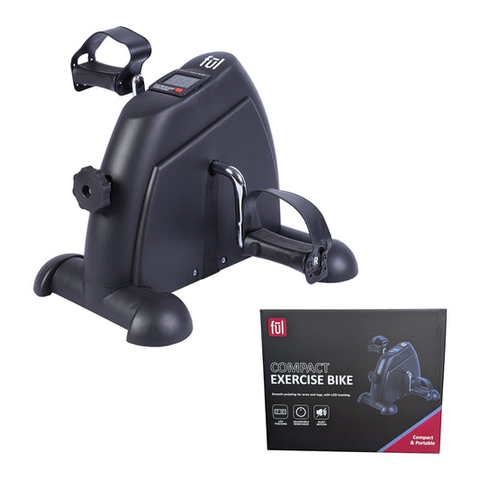 Compact Exercise Bike with Non-Slip Base and LCD Display