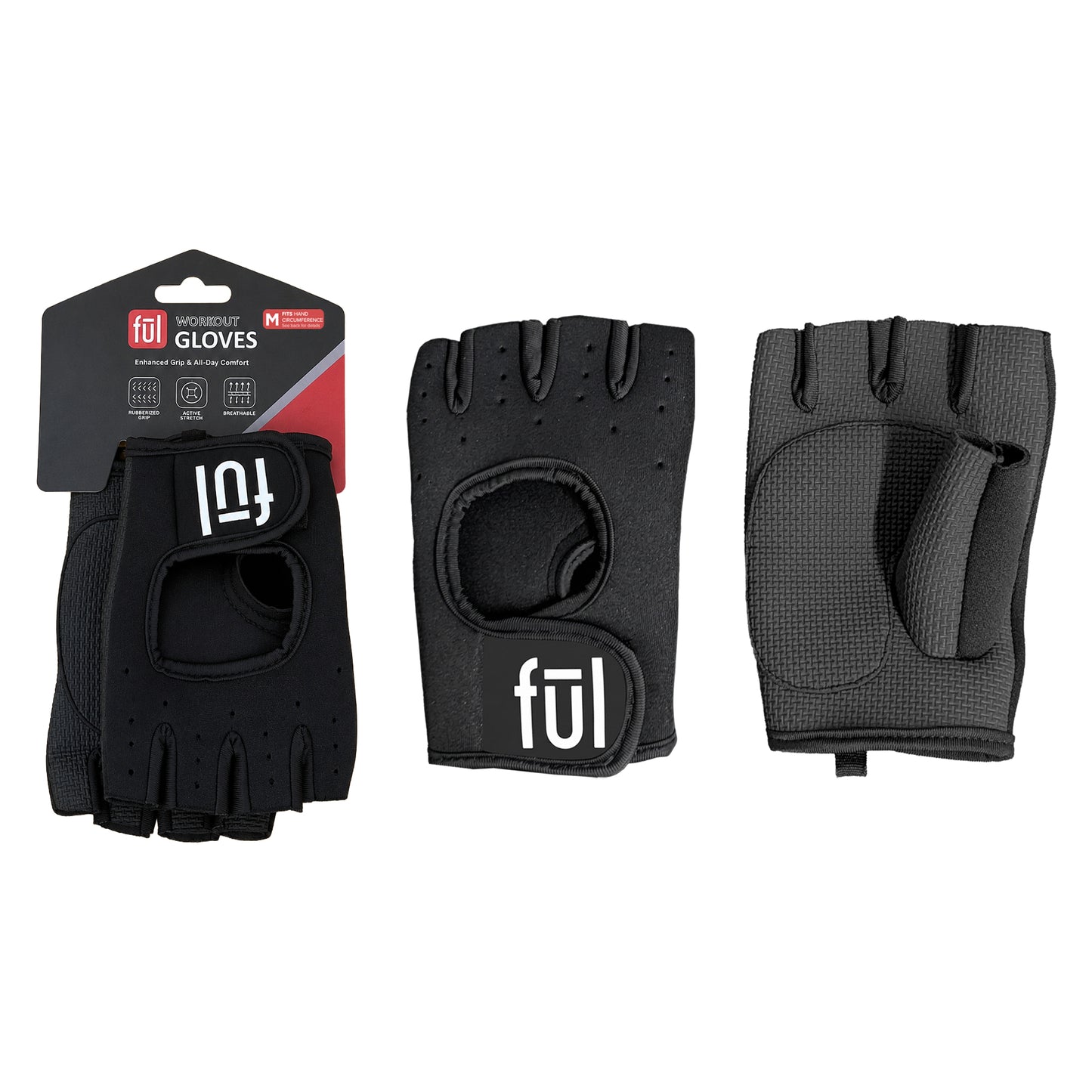 FUL Workout Gloves-Size