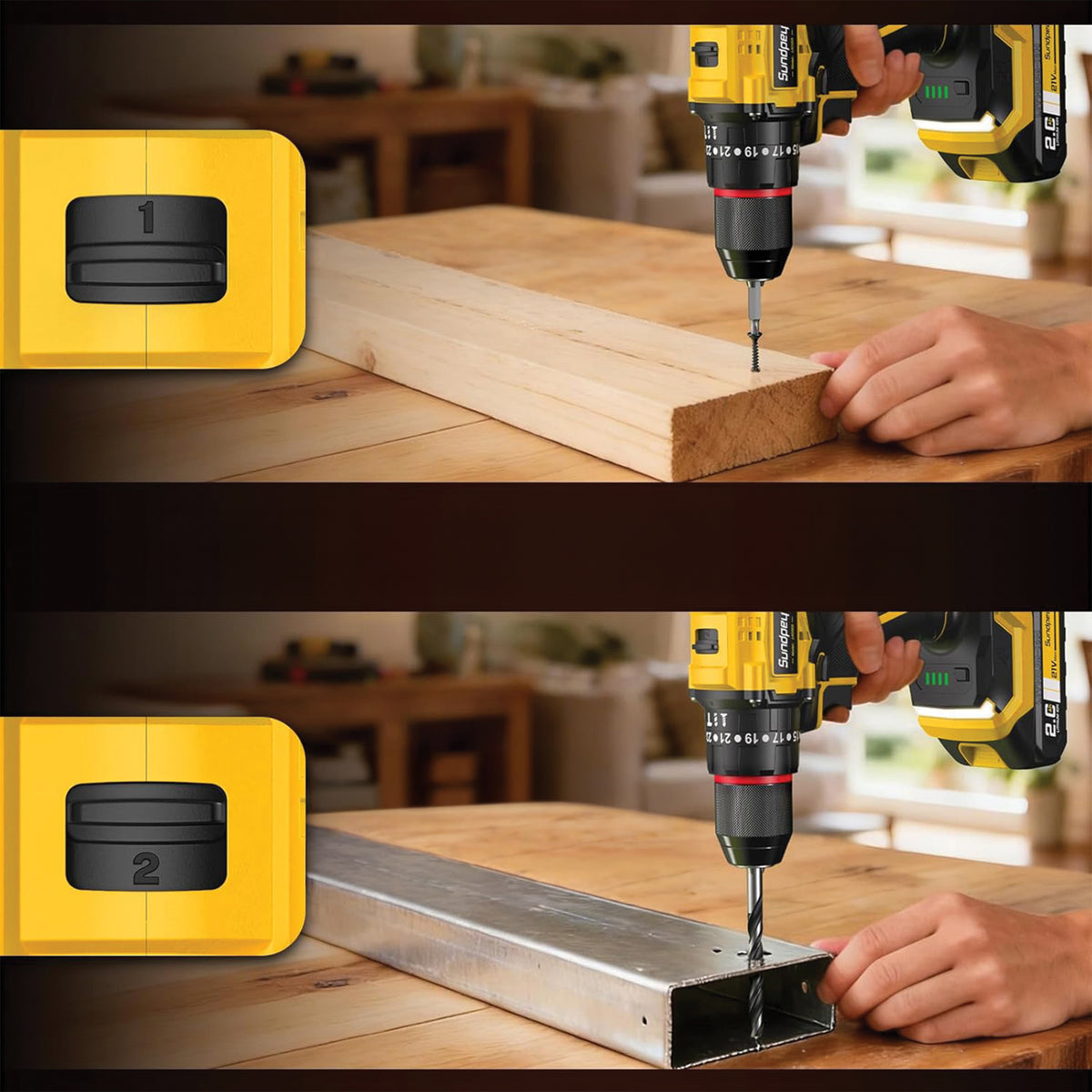 Cordless Drill Tool Kit - 29 Piece Set