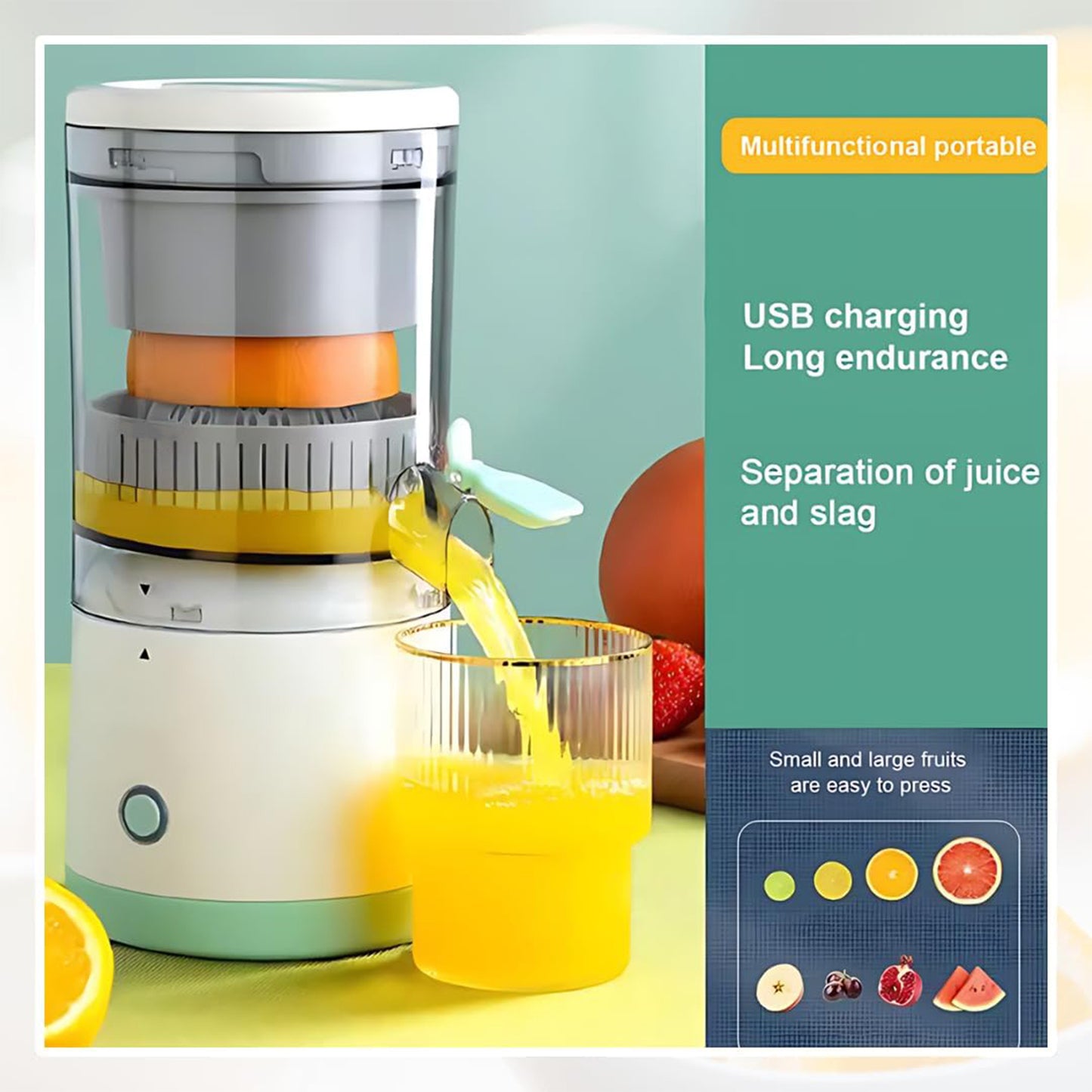 QuickBite Cordless Mini Juicer