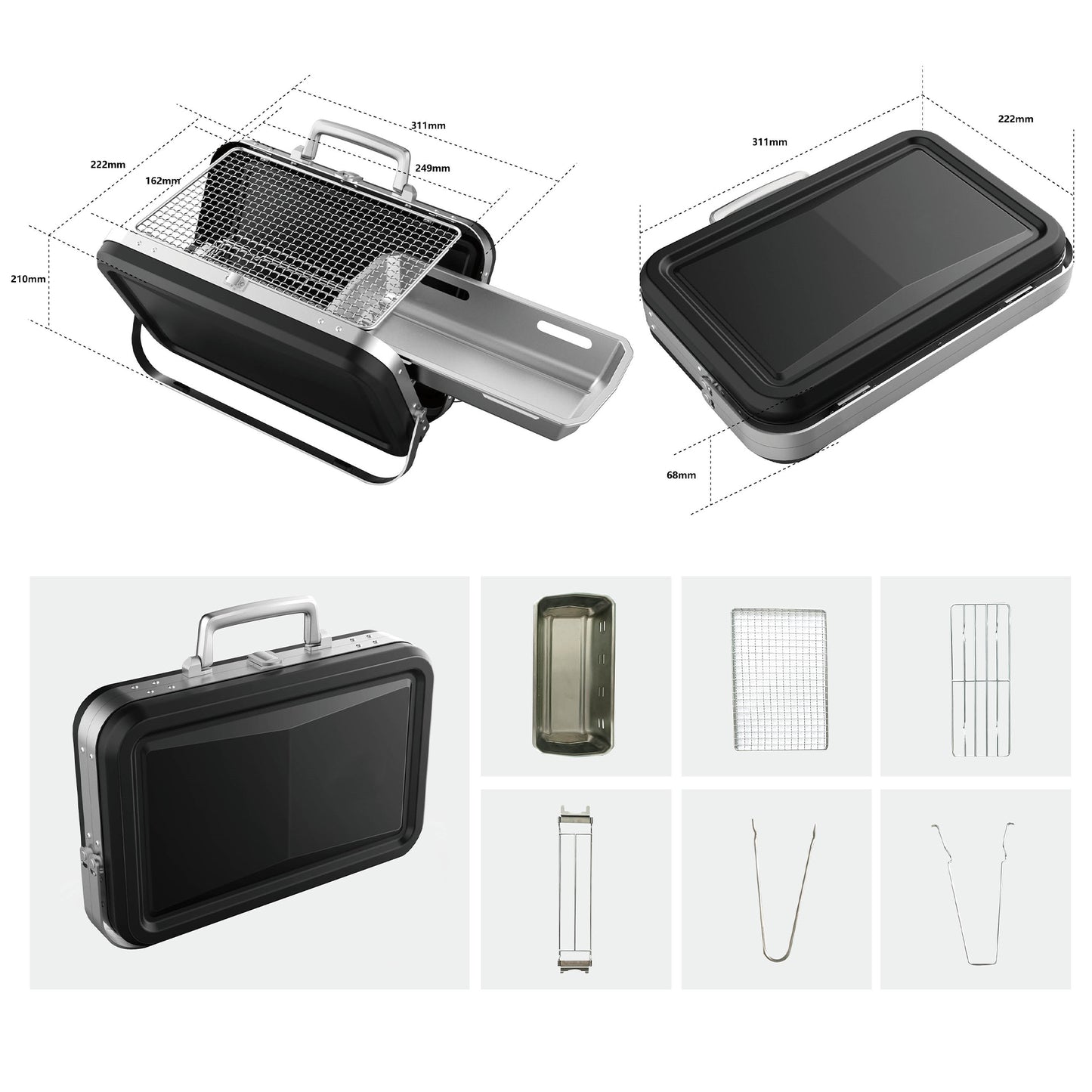 Portable BBQ Suitcase