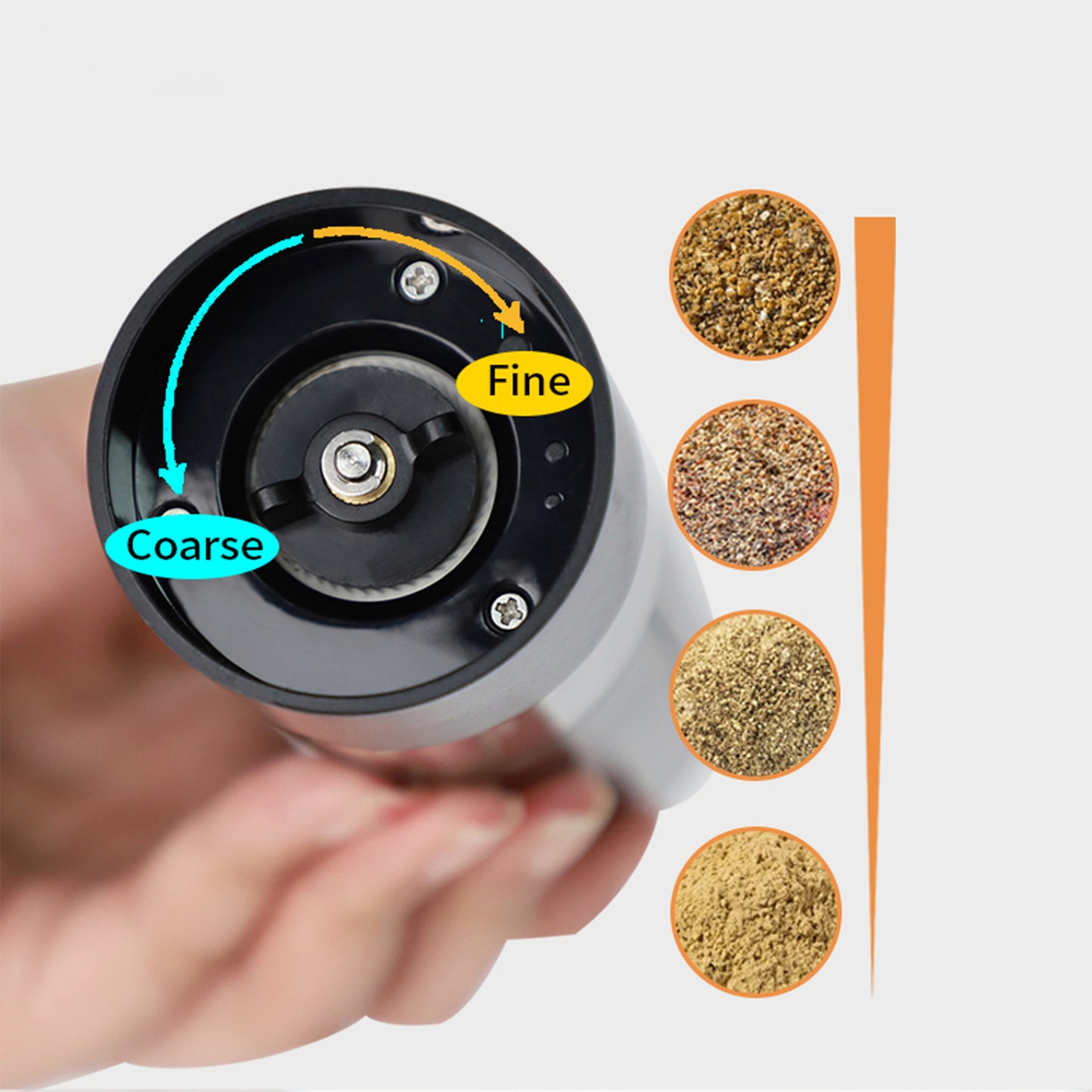 Electric Salt & Pepper Grinder Set