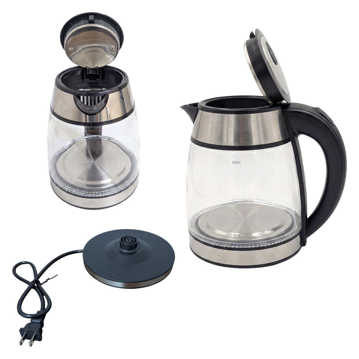 1.7L Glass Electric Kettle