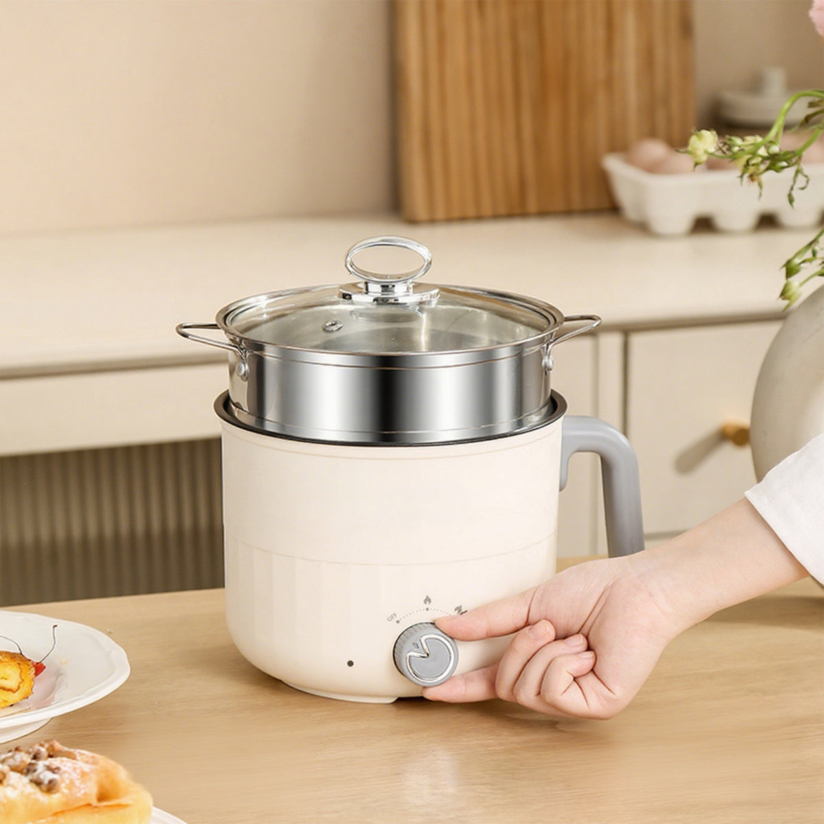 2-Cup Rice Cooker & Steamer
