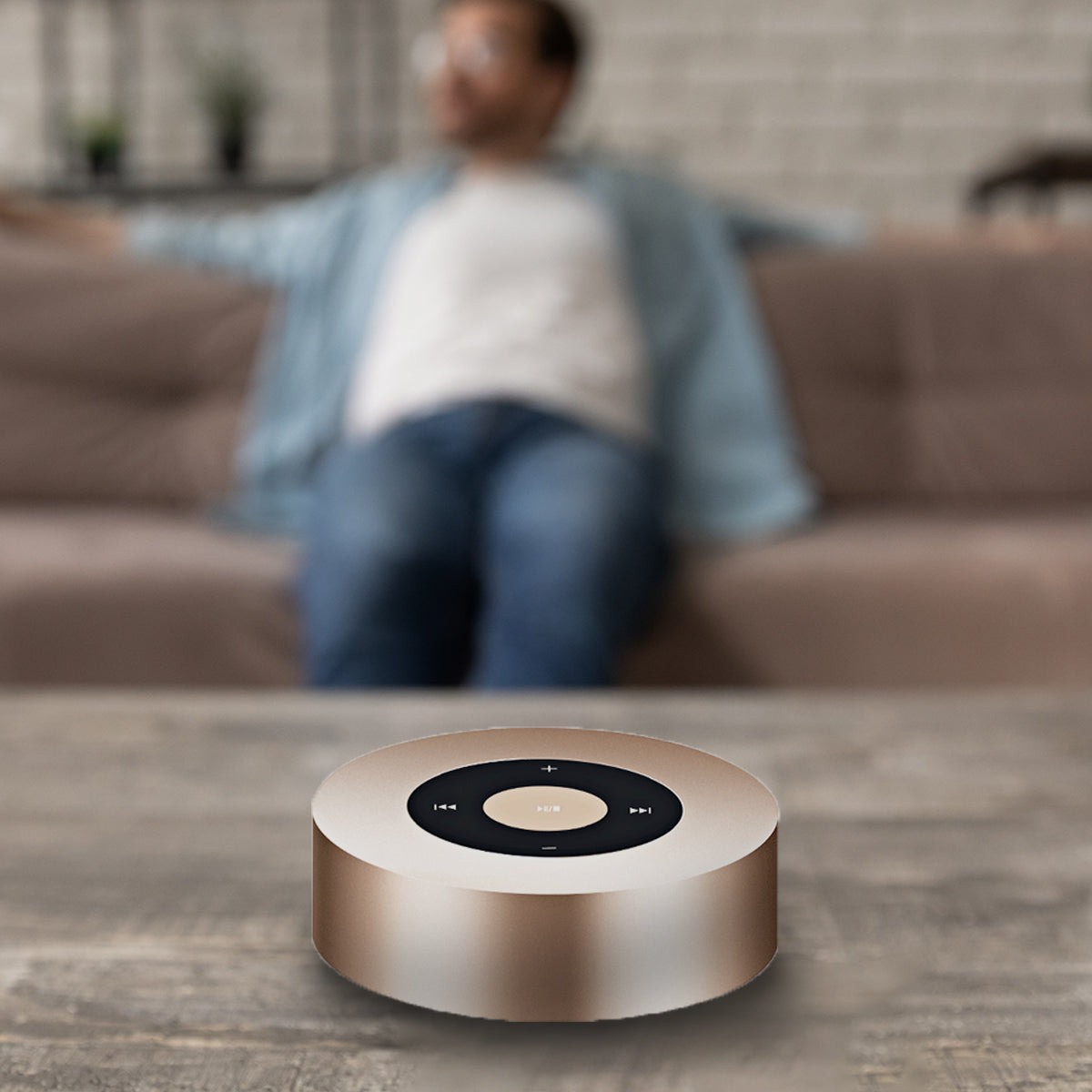 Screen Smart Touch Portable Wireless Bluetooth Speaker