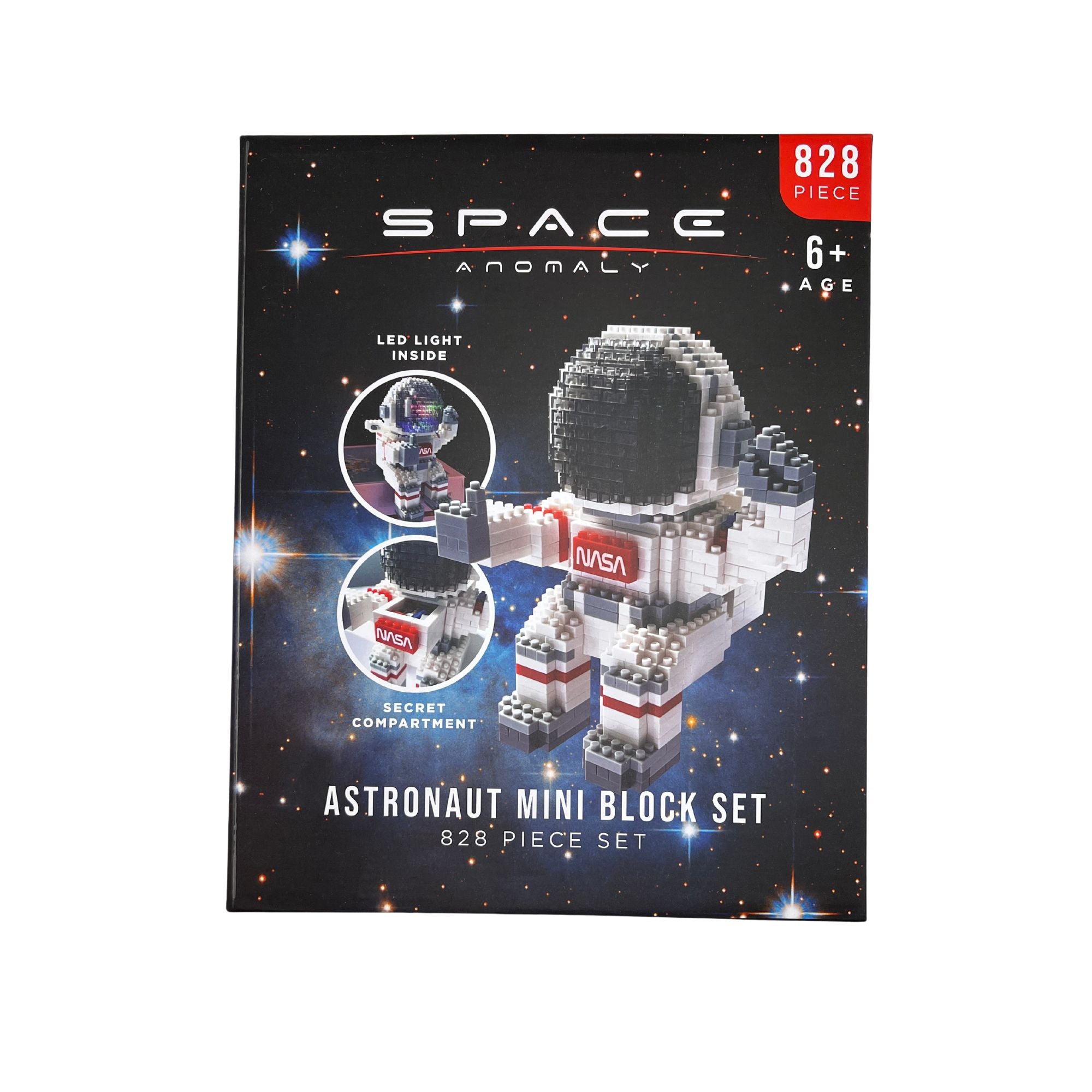 Addis Mini Spacemaker NASA's Space Anomaly Astronaut Mini Block Set 828 piece + LED Light Up ...