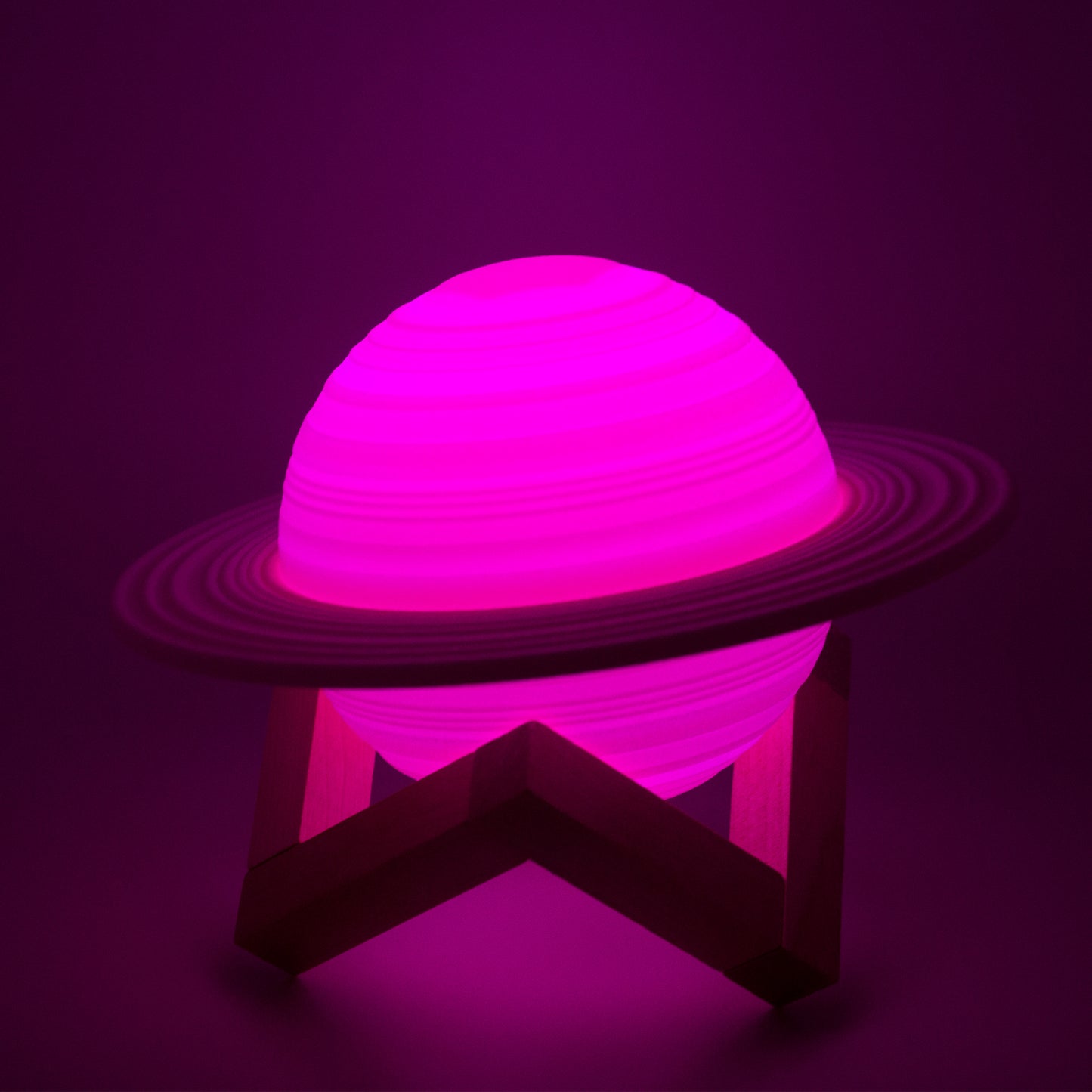 Saturn Night Lamp with Night Light Stand and Remote Control