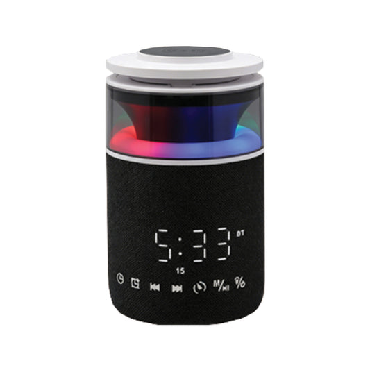 ZTECH Wireless Speaker with Wireless Charger & Alarm Clock