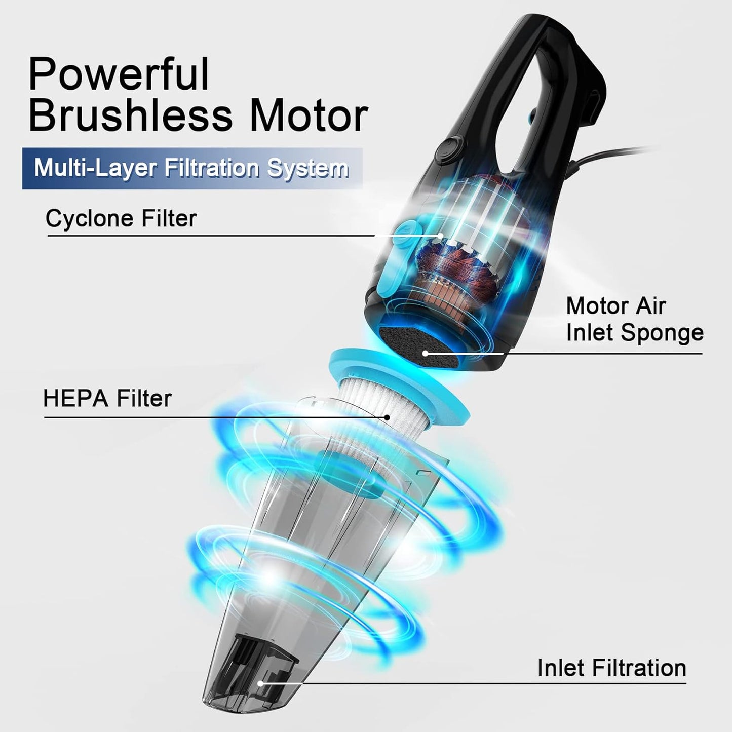 Flexi-Vac 2-in-1 Standing and Handheld Vacuum