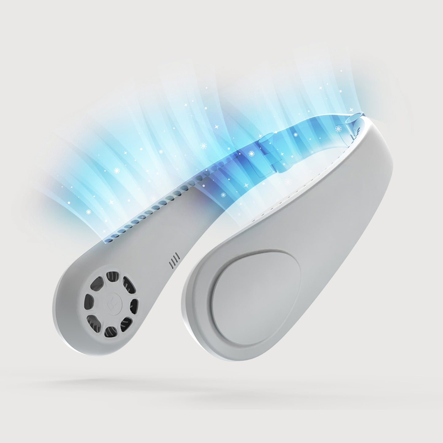 ZTECH 2-in-1 Wearable Neck Fam and Speaker