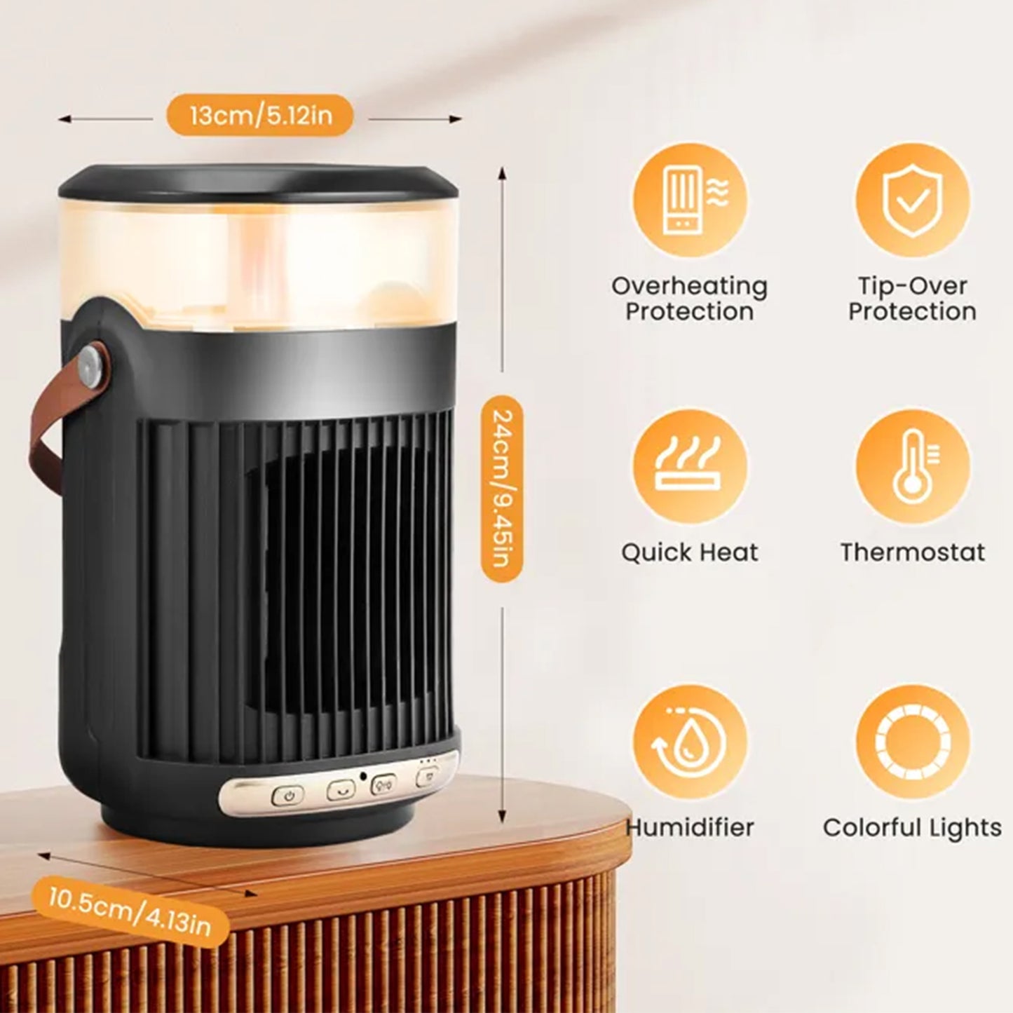 2-in-1 Heater & Humidifier