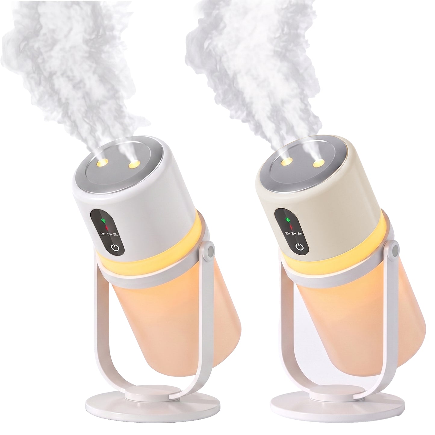 Portable Dual-Mist Humidifier with Ambient Night Light