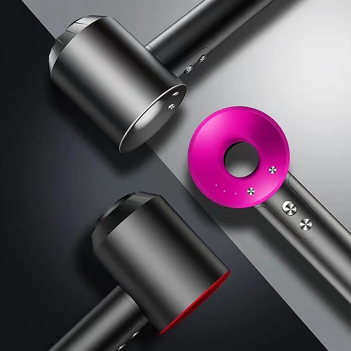 3-Speed Hair Dryer with 5 Attachments and Advanced Temperature Control