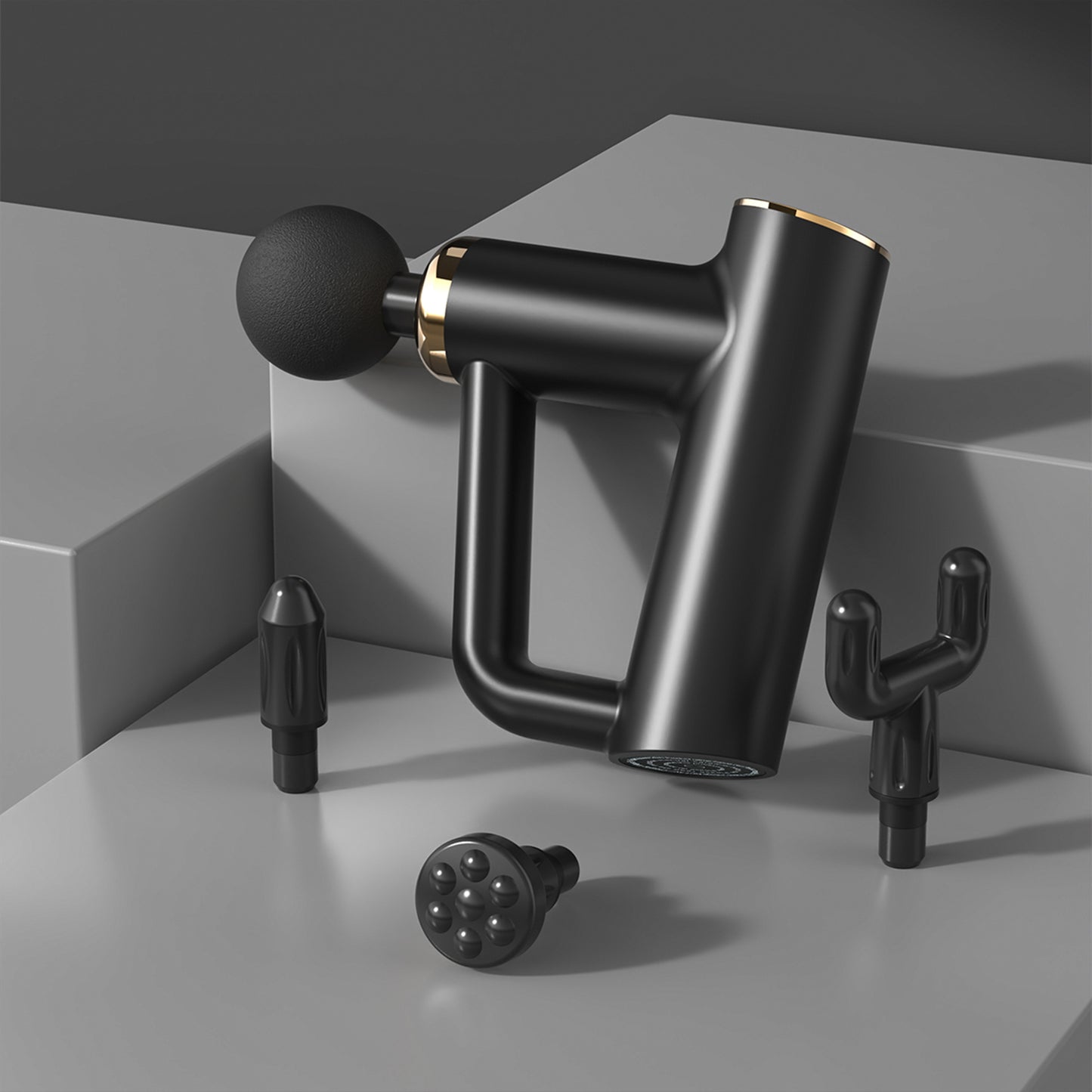 ZTECH Deep Tissue Massage Gun with 4 Attachments