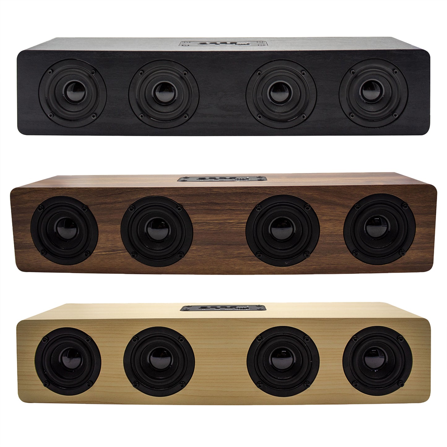 SoundForest Wooden Wireless Speaker with Hands-Free Calling and FM Radio