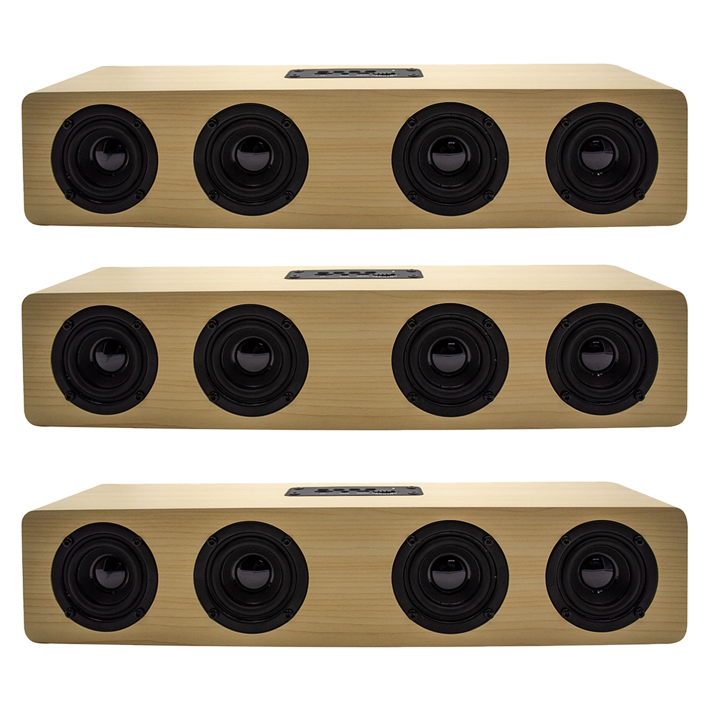 SoundForest Wooden Wireless Speaker with Hands-Free Calling and FM Radio