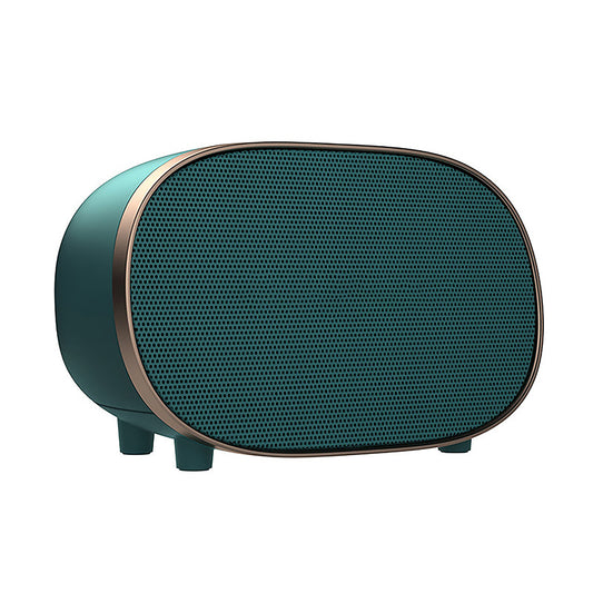 Portable Hifi Vintage Retro Style Wireless Speaker, Support TF Card/AUX/TWS Serial Port (Reachdesk_Green)