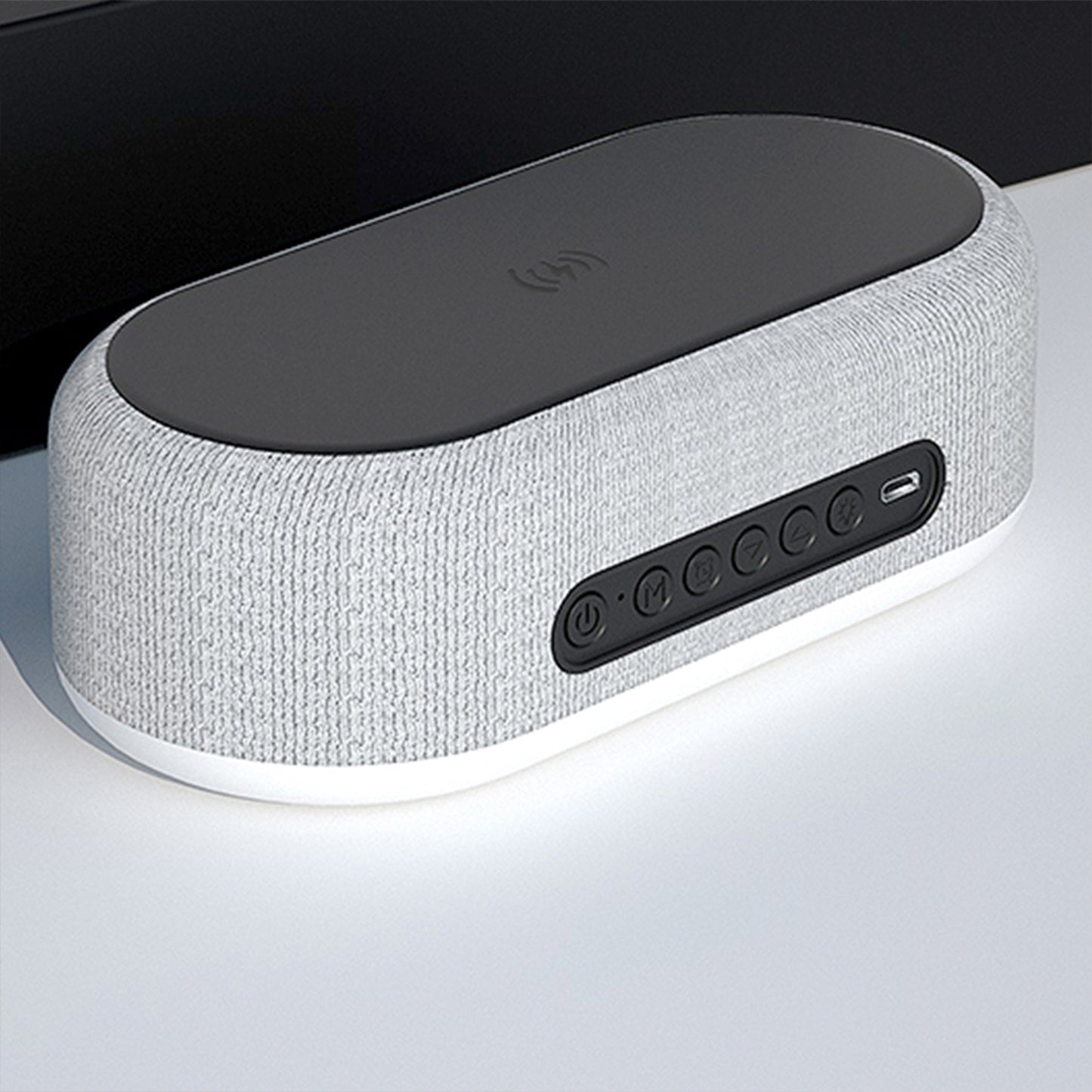 3-in-1 Alarm Clock with Wireless Charger