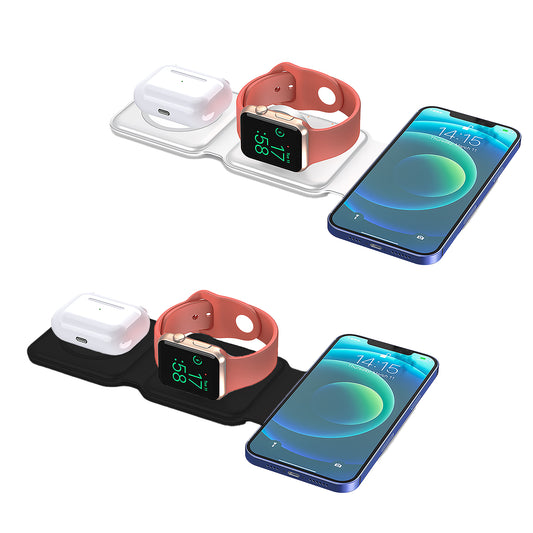 3 in 1 MagSafe Magnetic Wireless Charger Compatible with iPhone, Airpods, Samsung Galaxy, Apple Watch