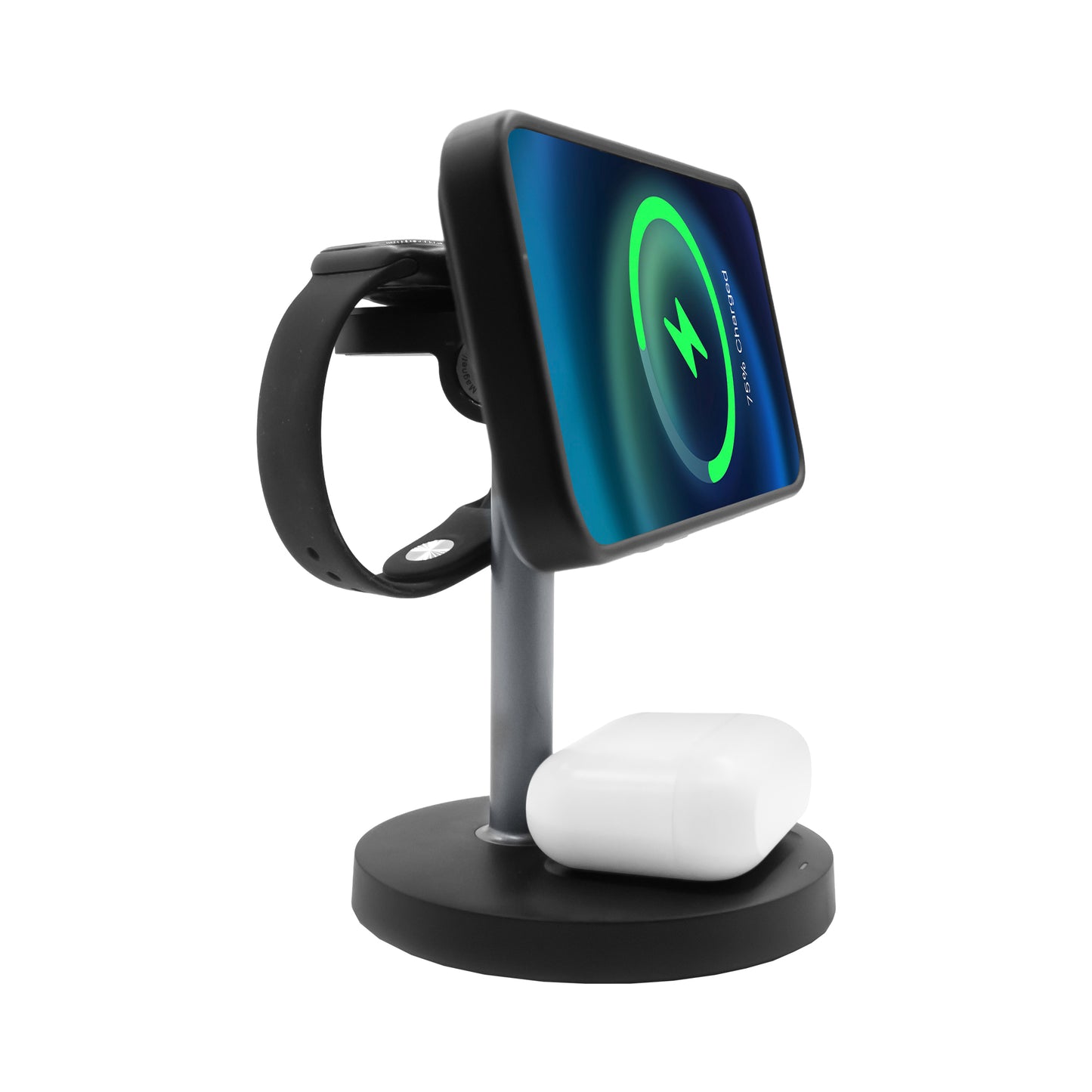 Magnetic 3-in-1 Wireless Charging Station
