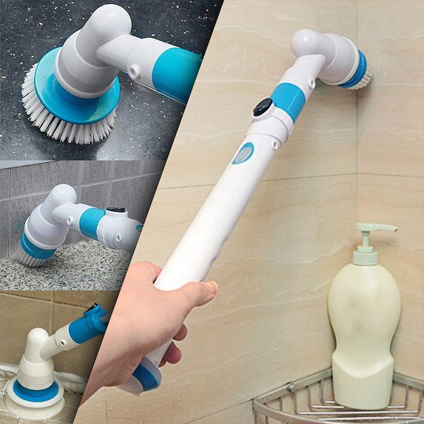 ZTECH Spin Scrubber Brush - 360 Cordless