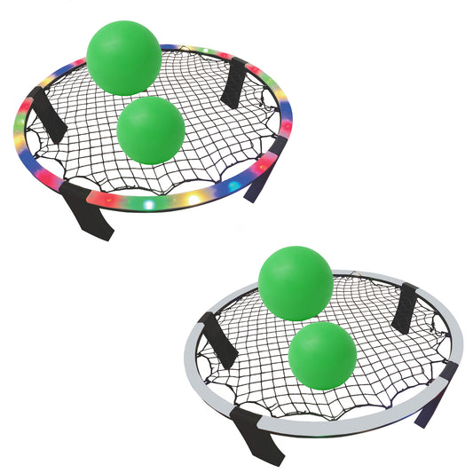 Rainbow LED Slamball Net with 2 Balls