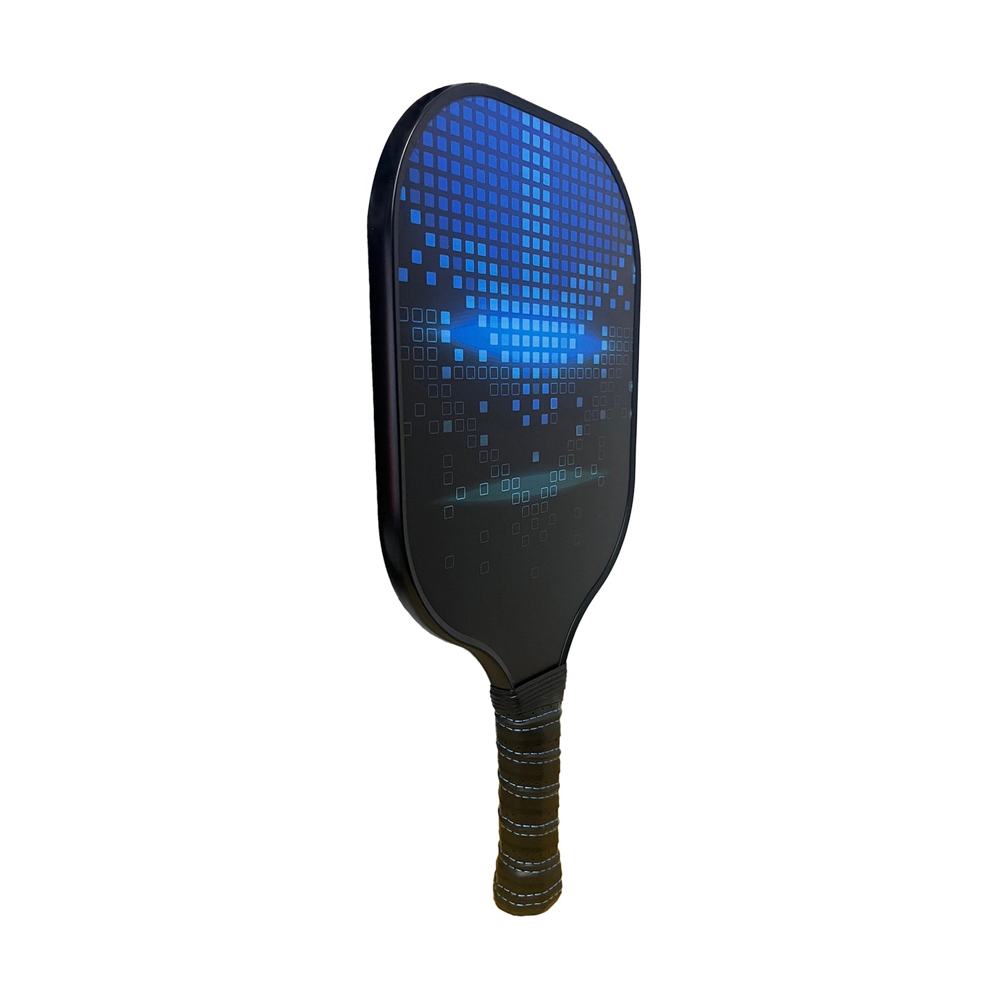 Pickleball Set, 2 Paddles with 4 Pickleballs and Drawstring Bag, Black