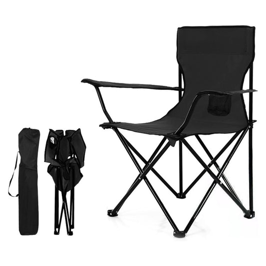 Foldable Camping Chair with Cup Holder & Carrying Case